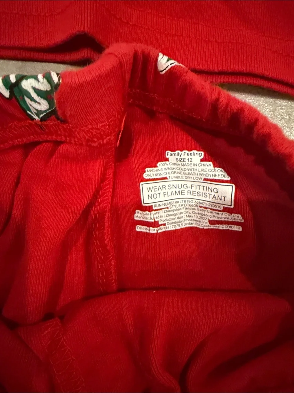 Kids Red 'Santa's Favorite' Christmas Pajama Set